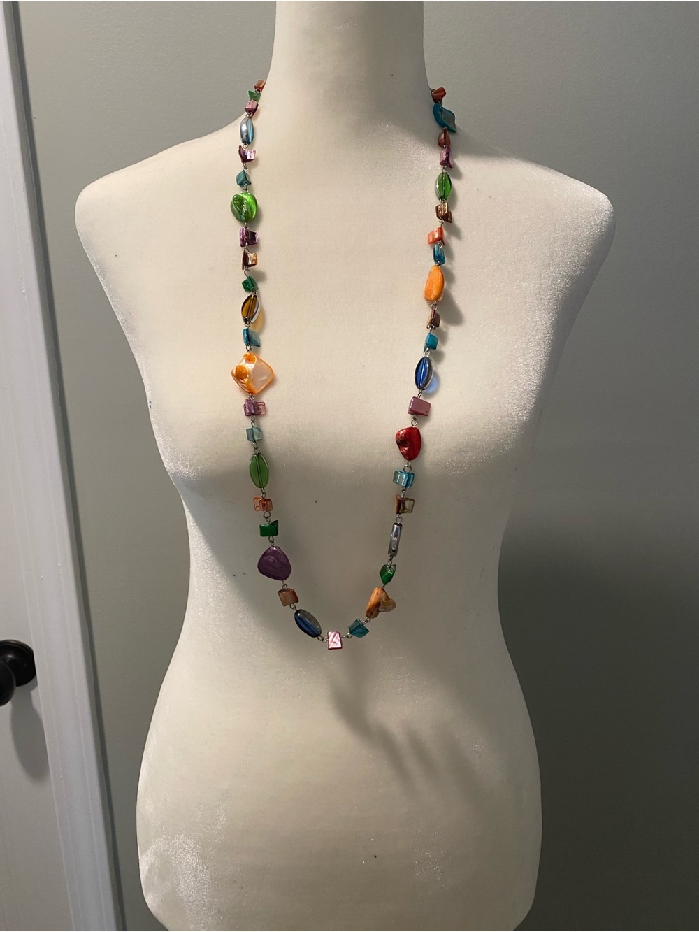 Colorful Boho Beaded Necklace & Bracelet Set | Multicolor Statement Jewelry